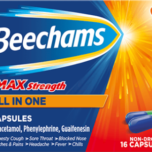 Beechams Maximum Strength All-In-One Capsules, Pack of 16