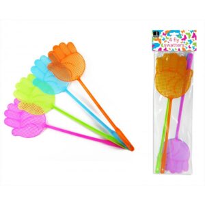 BELLO Hand-Shaped Fly Swatters, Pack of 4