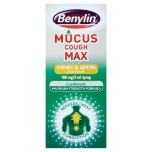 Benylin Maximum Strength Honey & Lemon Mucus Cough Syrup 150ml