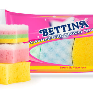 BETTINA 4-Pack Bath/Shower Sponges Multipack