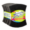 BETTINA DURABLE BUTTERFLY SPONGE SCOURERS, PACK OF 4