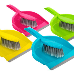 BETTINA LARGE DUSTPAN AND BRUSH SET ** VARIOUS COLORS **