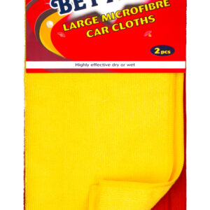 Bettina Large Microfiber Car Cloths, Pack of 2