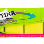 BETTINA Sponge Scourers with Handgrip, Pack of 8