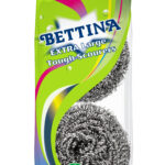 BETTINA Ultra-Durable Stainless Steel Spiral Scourer, Pack of 2