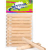 BETTINA WOODEN CLOTHES PEGS, PACK OF 10