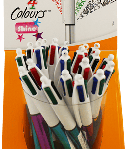 Bic 4 Colors Shine Tube Pen Set