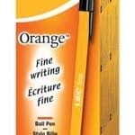 Bic Black Fine Point Orange Ballpoint Pen