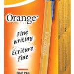 Bic Blue Fine Point Orange Ballpoint Pen