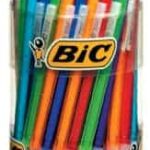 Bic Tub of Automatic Pencils in Various Colors