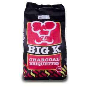 Big K 5kg Briquette Charcoal Bag, Pack of 4