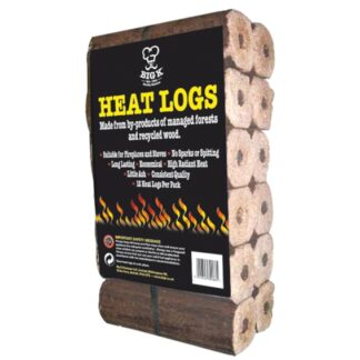 BIG K COMPRESSED SAWDUST HEATING LOGS, PACK OF 12