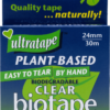 Biodegradable Clear Ultratape Biotape, 24mm x 30m