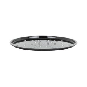 Black 32cm Pizza Tray, 0.6mm Enamel by WHAM