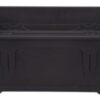 Black 40cm Venetian Window Box/Planter by Whitefurze