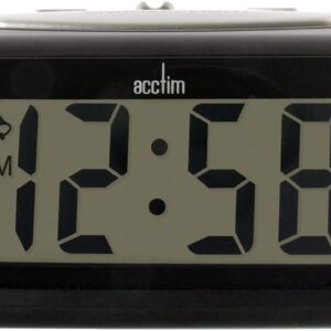 Black Auric Alarm Clock by ACCTIM