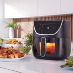 BLACK & DECKER 6L Digital Air Fryer with Viewing Window - Black