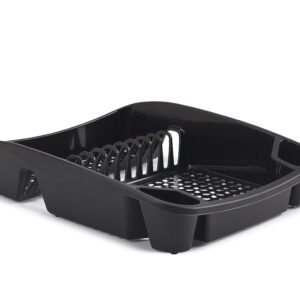 Black Large Dish Drainer by Whitefurze