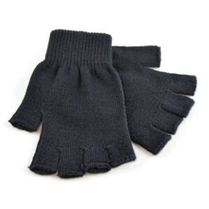 Black Men's Fingerless Thermal Magic Gloves