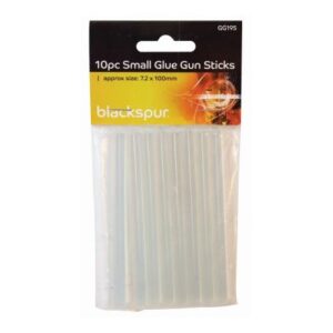 Blackspur 10-Pack Mini Glue Sticks, 7.2 x 100mm