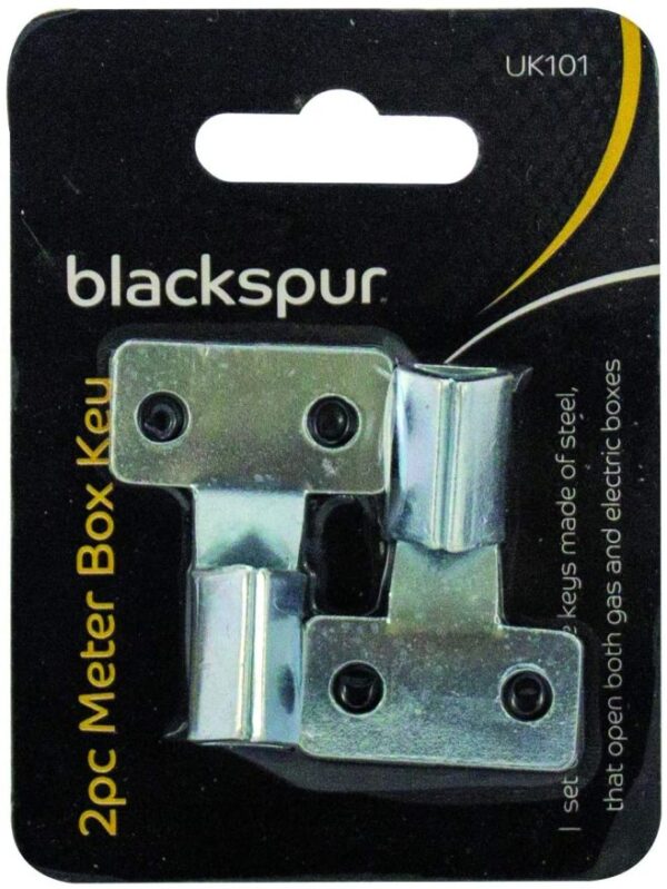 BLACKSPUR 2-Piece Metal Meter Box Key Set
