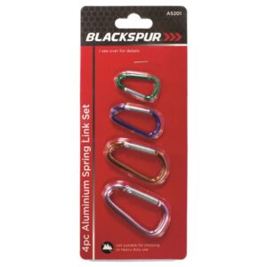 Blackspur 4-Pack Aluminium Spring Links