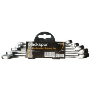 BLACKSPUR 5-Piece Metric Combination Spanner Set (Carded)