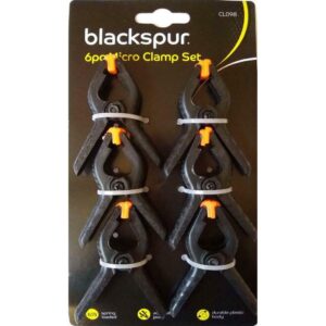 Blackspur 6-Piece Micro Clamp Set