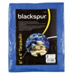 BLACKSPUR Blue Tarpaulin - 6 ft (1.8 m) x 4 ft (1.2 m)