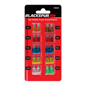 Blackspur Car Fuse Assortment Pack