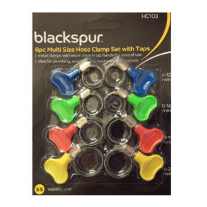 Blackspur Hose Clamp Set, 8-Pack