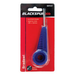 BLACKSPUR POINTED BLADE BRADAWL WITH PLASTIC HANDLE