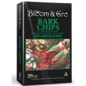 Bloom & Gro Bark Chips are a type of mulch used in gardening and landscaping. The 56-liter bag indicates the volume of bark chips contained in the package. Bark chips are often...