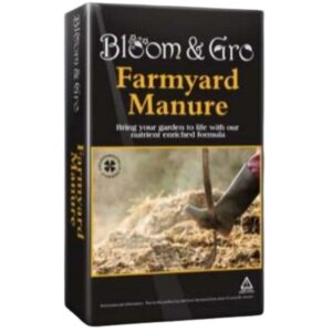 Bloom & Gro Farm Yard Manure is a type of organic soil conditioner and fertilizer. It typically comes in a 56-liter bag and is used to enrich garden soil with essential...