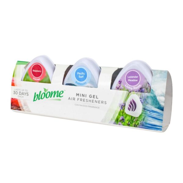 Bloome Mini Gel Air Freshener, Pack of 3