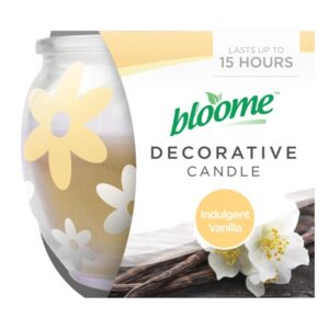 BLOOME SCENTED DECORATIVE CANDLE IN INDULGENT VANILLA