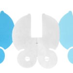 Blue Baby Pram Paper Garland - 2.6M