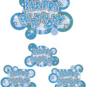 BLUE BIRTHDAY MOBILE BANNER