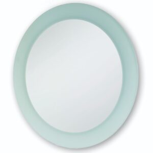 Blue Canyon 400mm Round Frosted Wall Mirror