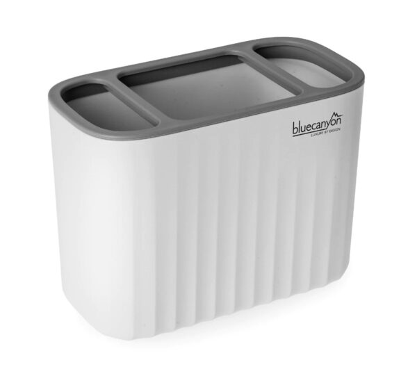 BLUECANYON TOOTHBRUSH AND TOOTHPASTE CADDY FOR BATHROOM