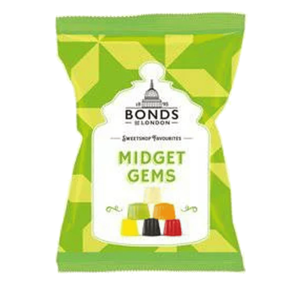 Bonds Sweetshop Favourites Midget Gems, 130g Pack