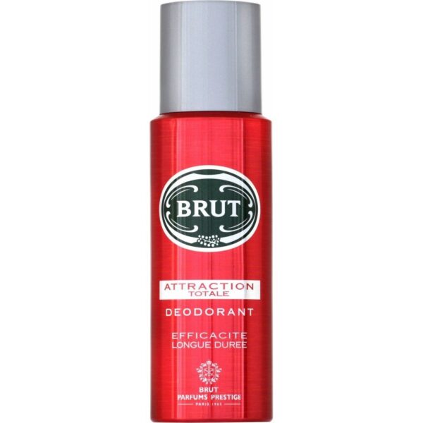 BRUT ATTRACTION TOTALE 200ML DEODORANT SPRAY, PACK OF 6