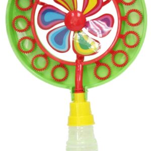 Bubble Kidz 80ml Assorted Color Windmill Bubble Fan