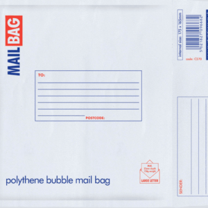 Bubble Mailers for CDs - 175x165mm Polyethylene