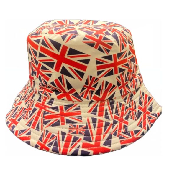 Bucket Hat with UK Union Jack Flag Design