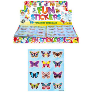 Butterfly Fun Stickers, Case of 10