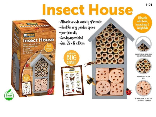 By installing an eco-friendly insect garden house, you contribute to sustainable gardening practices and help maintain a balanced ecosystem