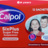 Calpol SixPlus Pack of 12 Sachets