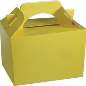 Canary Yellow Children's Plain Activity and Food Box - 1 Piece