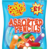 Candy Castle Crew Pencil Bites 90g, Priced at £1